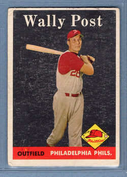 1958 Topps #387 Wally Post VG  GO240