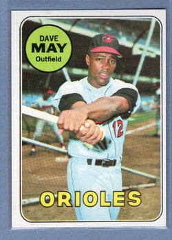 1969 Topps #113 Dave May (c) EX-MT  GO700