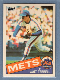1985 Topps Tiffany #287 Walt Terrell NM
