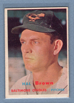 1957 Topps #194 Hal Brown EX  GO130