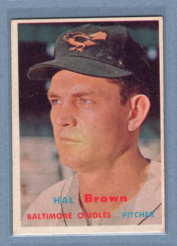 1957 Topps #194 Hal Brown EX  GO130