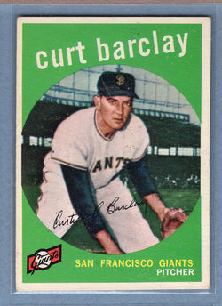 1959 Topps #307 Curt Barclay EX   GO410