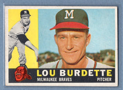 1960 Topps #70 Lou Burdette EX  GO522