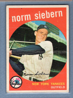 1959 Topps #308 Norm Siebern P-G   GO410