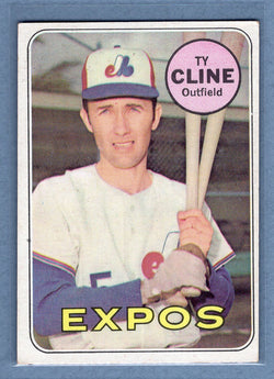 1969 Topps #442 Ty Cline (c) EX  GO577