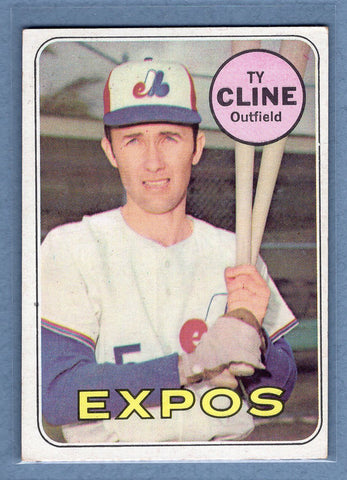 1969 Topps #442 Ty Cline (c) EX  GO577