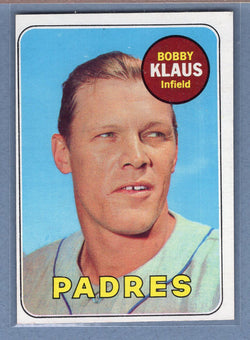 1969 Topps #387 Bobby Klaus (c) EX-MT  GOWABB