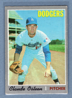 1970 Topps #260 Claude Osteen  G-VG  GO695