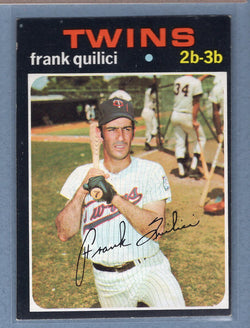 1971 Topps #141 Frank Quilici  (c) EX  GO340