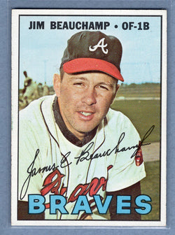 1967 Topps #307 Jim Beauchamp EX-MT  GO360