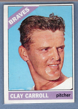 1966 Topps #307 Clay Carroll VG-EX  GO300