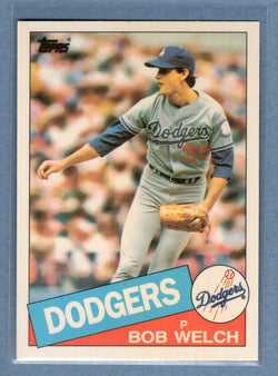 1985 Topps Tiffany #291 Bob Welch NM