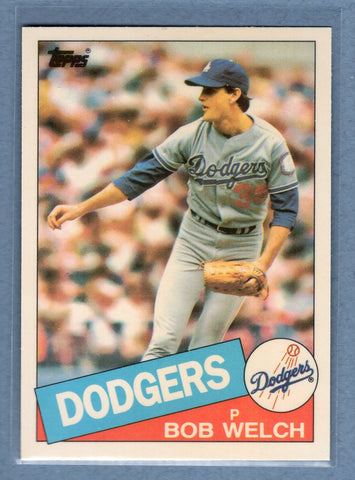 1985 Topps Tiffany #291 Bob Welch NM