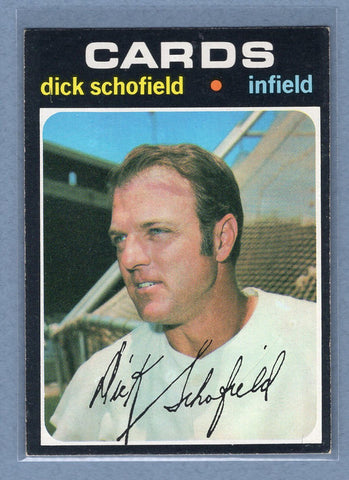 1971 Topps #396 Dick Schofield  EX  GO950