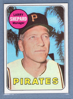 1969 Topps #384 Larry Shepard (b) EX-MT  GO265