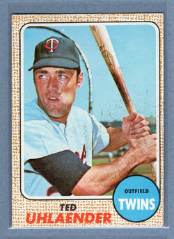 1968 Topps #28 Ted Uhlaender (st)   VG  GO550