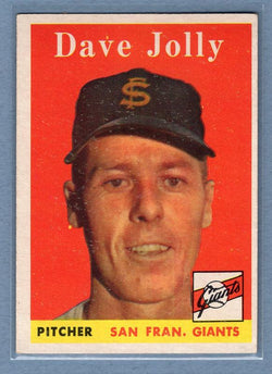 1958 Topps #183 Dave Jolly EX  GO172