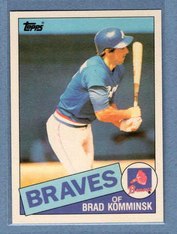 1985 Topps Tiffany #292 Brad Komminsk NM