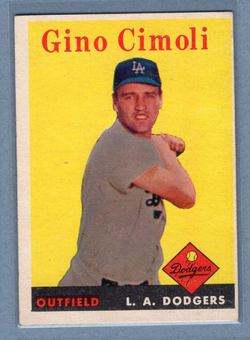 1958 Topps #286 Gino Cimoli  EX  GO387