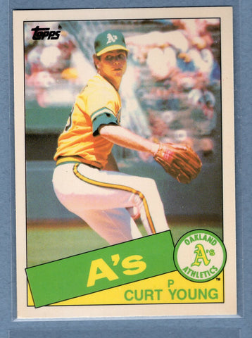 1985 Topps Tiffany #293 Curt Young NM