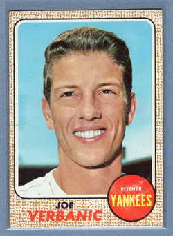 1968 Topps #29 Joe Verbanic (a)  EX  GO550