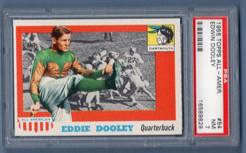 1955 Topps All American #54 Edwin Dooley (16589829) PSA 7