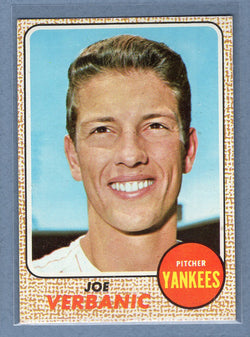 1968 Topps #29 Joe Verbanic (b)  EX-MT  GO550