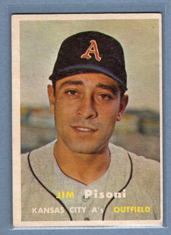 1957 Topps #402 Jim Pisoni  EX   GO260