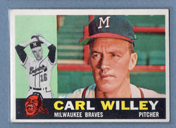 1960 Topps #107 Carl Willey EX  GO522
