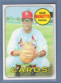 1969 Topps #232 Dave Ricketts(b) EX-MT  GO850