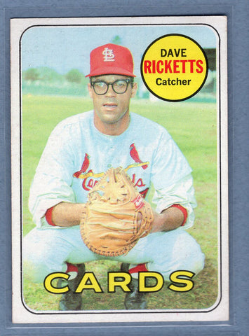 1969 Topps #232 Dave Ricketts(b) EX-MT  GO850