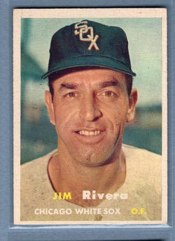 1957 Topps #107 Jim Rivera VG-EX  GO295