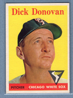 1958 Topps #290 Dick Donovan (b) EX  GO387