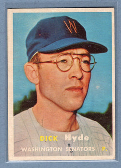 1957 Topps #403 Dick Hyde (a) EX   GO260