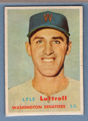 1957 Topps #386 Lyle Luttrell EX    GO38