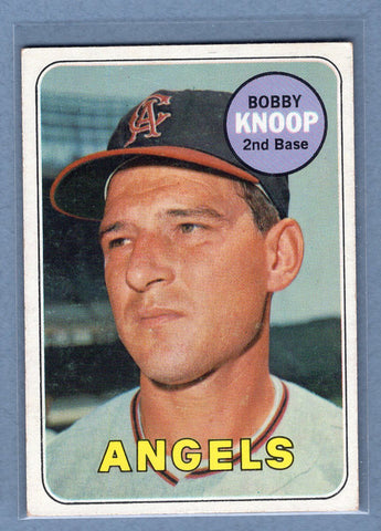 1969 Topps #445 Bobby Knoop (b) EX  GO577