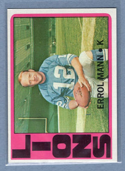 1972 Topps #222 Errol Mann EX-MT GO181