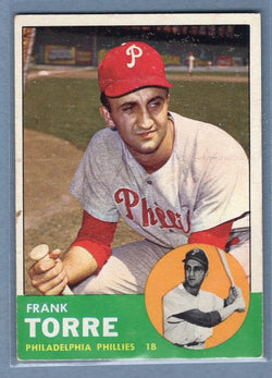 1963 Topps #161 Frank Torre VG-EX Set Break