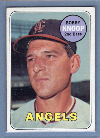 1969 Topps #445 Bobby Knoop (c) EX  GO577