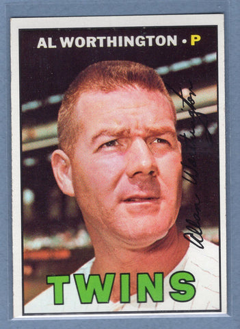 1967 Topps #399 Al Worthington (a) EX-MT   GO340