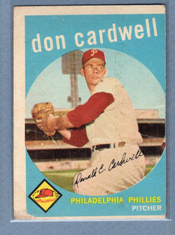 1959 Topps #314 Don Cardwell G-VG   GO410