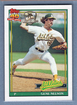 1991 Topps Desert Shield #316 Gene Nelson  NM  GO625