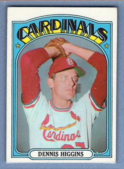 1972 Topps #278 Dennis Higgins EX  GO500