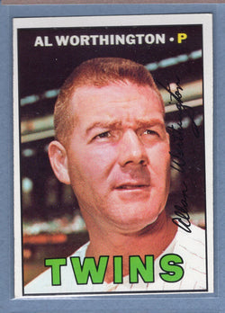 1967 Topps #399 Al Worthington (b) EX-MT   GO340