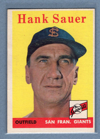 1958 Topps #378 Hank Sauer EX  GO129