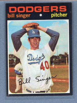 1971 Topps #145 Bill Singer  (b) EX-MT  GO340