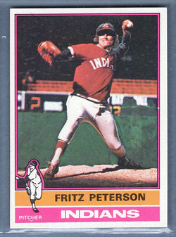 1976 Topps #255 Fritz Peterson  EX-MT  GOSB1