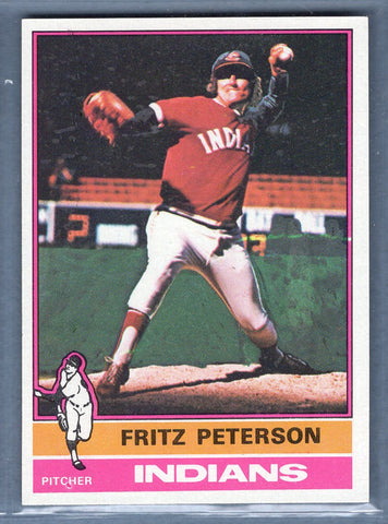 1976 Topps #255 Fritz Peterson  EX-MT  GOSB1