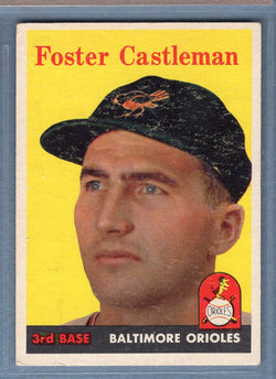 1958 Topps #416 Foster Castleman VG  GO240