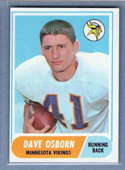 1968 Topps #29 Dave Osborn EX  GO155